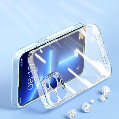 Silikonski ovitek "Clear" za iPhone 15 Pro (2mm) - Prozoren – Infostyle – Prozorna / Silikon