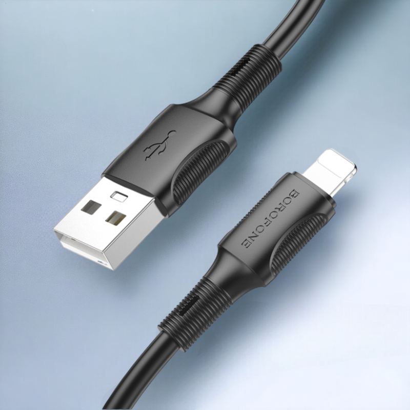 Polnilni in podatkovni kabel "BX80 Succeed" USB - lightning – Borofone