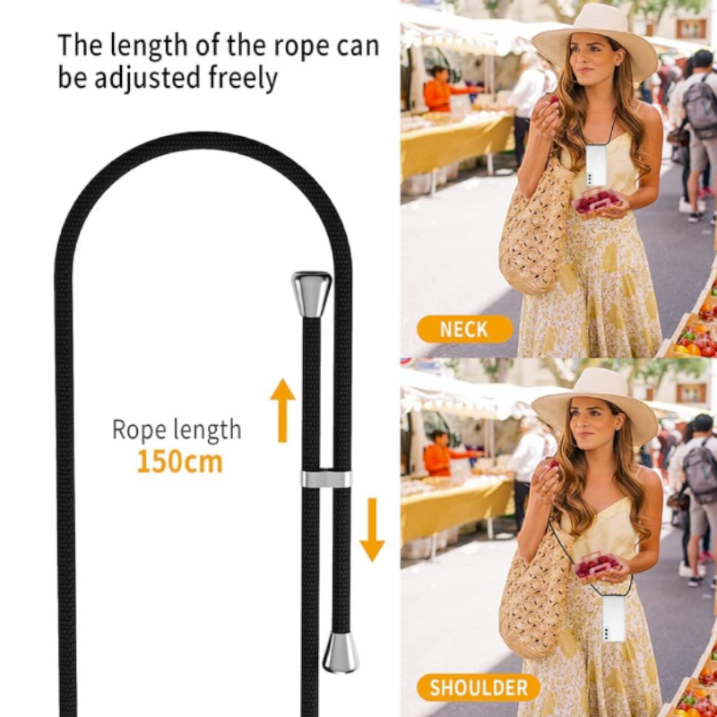 Silikonski ovitek z vrvico za Samsung Galaxy S22 Ultra – Infostyle