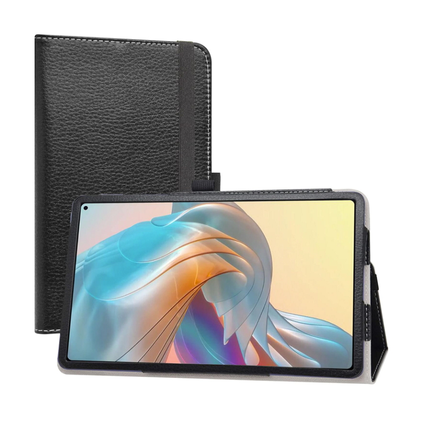 Preklopna torbica za tablični računalnik Chuwi Hipad Pro 10.8" – JRTAL – Črna / PU usnje + mikrovlakna