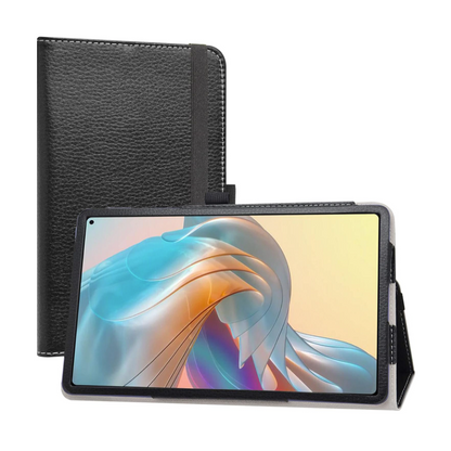 Preklopna torbica za tablični računalnik Chuwi Hipad Pro 10.8" – JRTAL – Črna / PU usnje + mikrovlakna