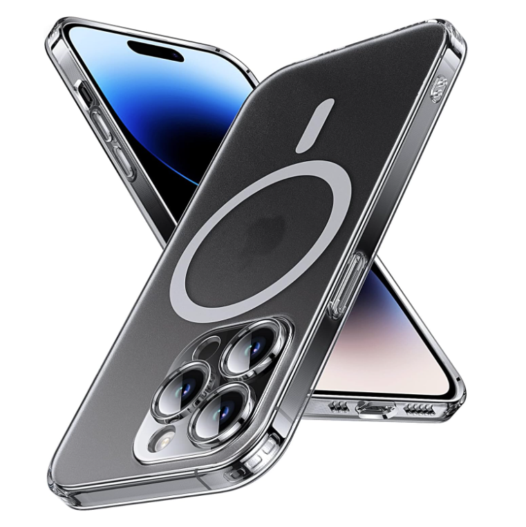 Ovitek "Ice Sensing - MagSafe" za iPhone 14 Pro Max – DASFOND – Črna / PC + TPU silikon