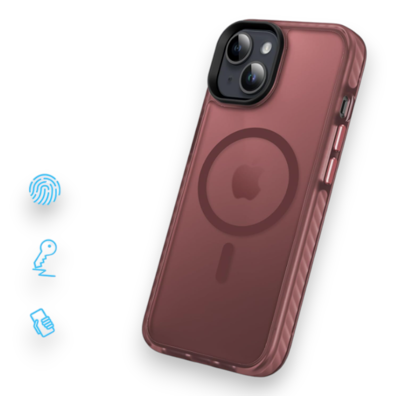 Ovitek "Magnetic Translucent" za iPhone 15 – DASFOND