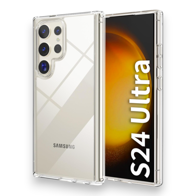 Ovitek "Hard Crystal" za Samsung Galaxy S24 Ultra – Infostyle – Prozorna / PC