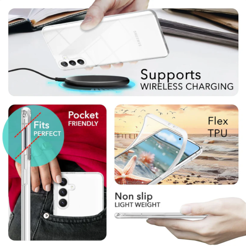 Ovitek "Clear 360° Nalia" za Samsung Galaxy S24