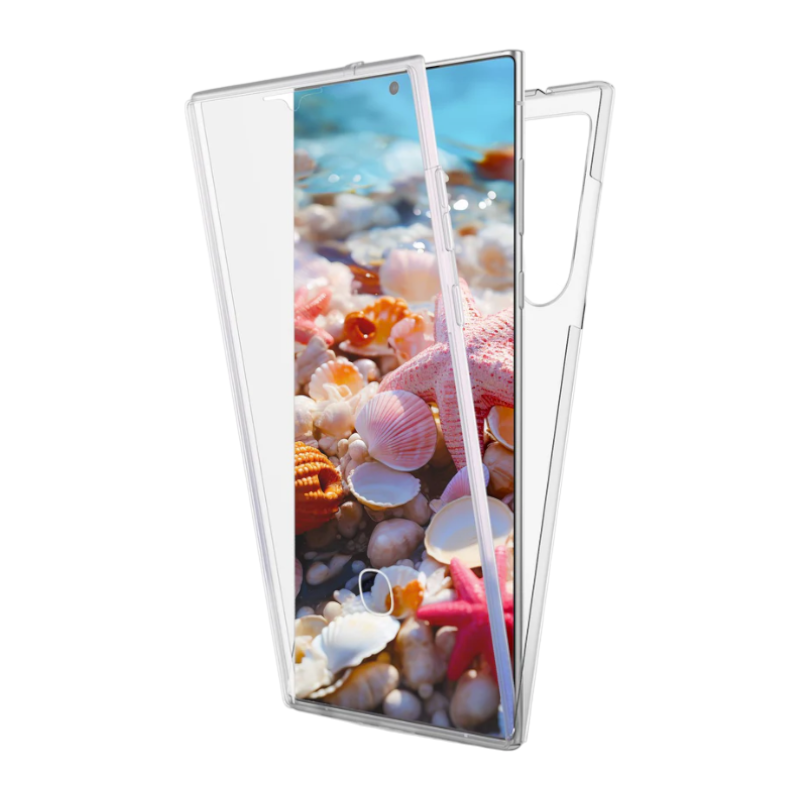 Ovitek "Clear 360° Nalia" za Samsung Galaxy S24 Ultra – Prozorna / PC + TPU silikon