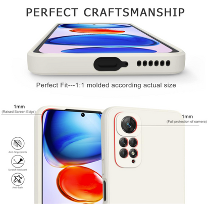 Komplet 2x silikonski ovitek "Soft" za Xiaomi Redmi Note 11 Pro (bela in modra) – Infostyle