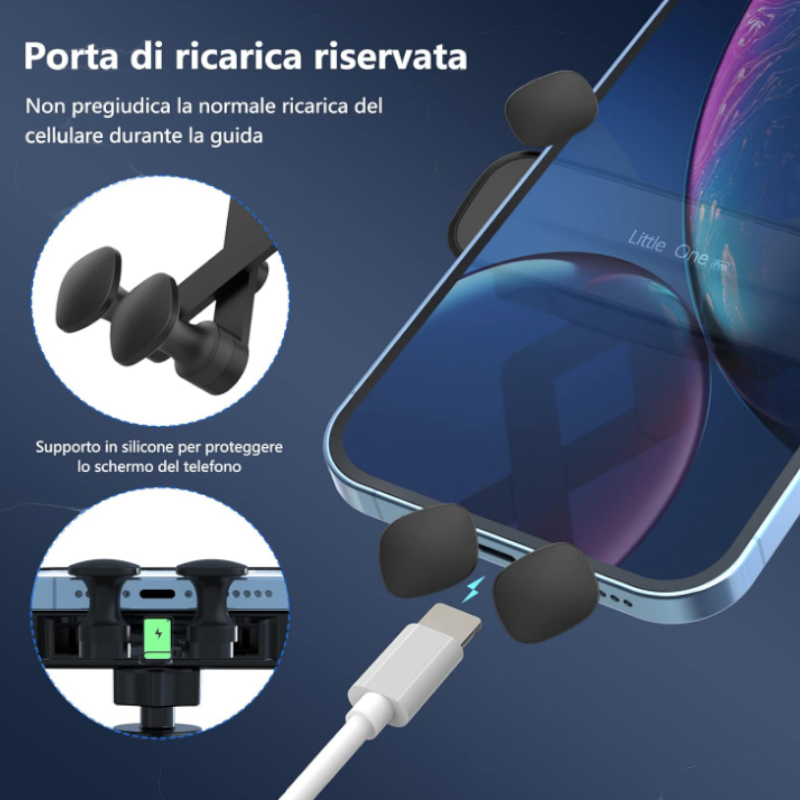 Avtomobilsko držalo za telefon "GVAVIY 360°" – Infostyle