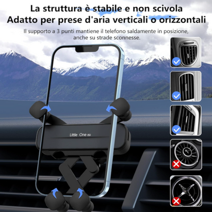 Avtomobilsko držalo za telefon "GVAVIY 360°" – Infostyle