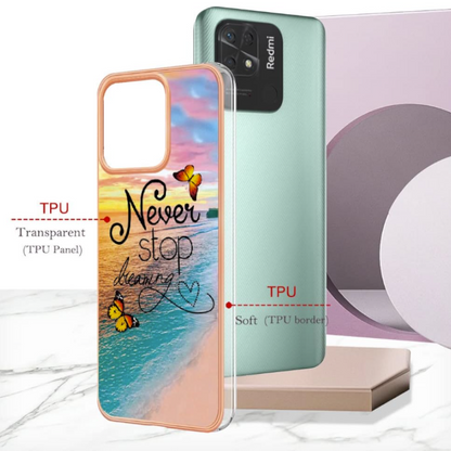 Silikonski ovitek "Never stop dreaming" za Xiaomi Redmi 10C – Techsuit