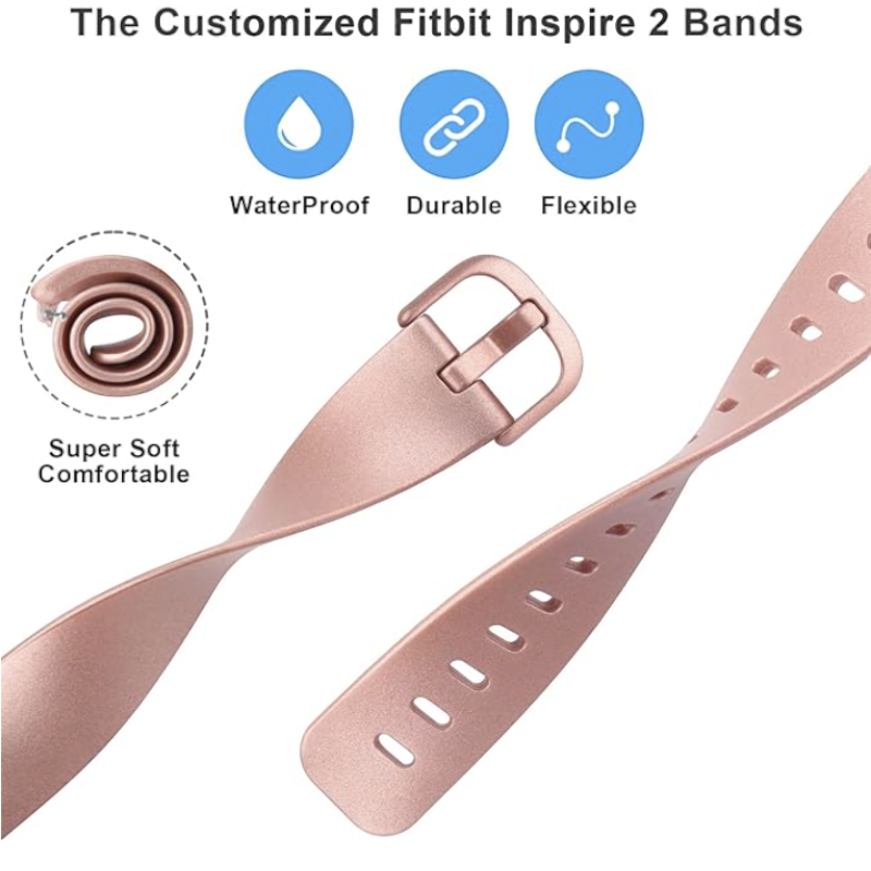 Komplet 2 silikonskih paščkov "Vancle Ultra thin" za Fitbit Inspire 2 / Ace 3 – Infostyle