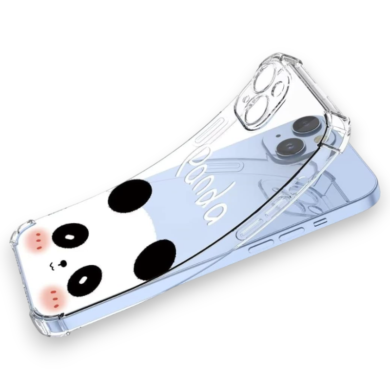 Silikonski ovitek "Panda" za Samsung Galaxy S23 Ultra – Infostyle – Prozorna / TPU silikon