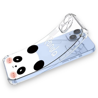 Silikonski ovitek "Panda" za Samsung Galaxy S23 Ultra – Infostyle – Prozorna / TPU silikon