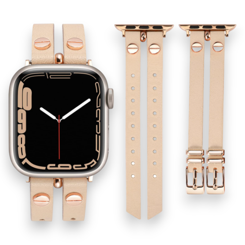 Pašček "Wearlizer" za Apple Watch 38/40/41 mm Series 8 SE 7 6 5 4 3 2 1 – Infostyle – Svetlo roza