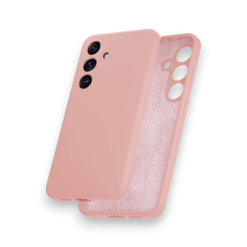 Silikonski ovitek "Soft" za Samsung Galaxy S24 – Infostyle – Svetlo roza / TPU silikon