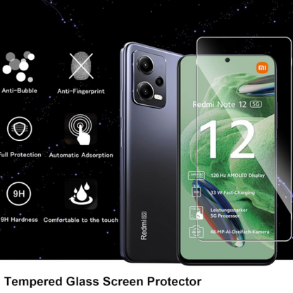 Komplet 2 zaščitnih stekel in 2 zaščitni stekli za kamero za Xiaomi Redmi Note 12 5G / Poco X5 5G – Infostyle