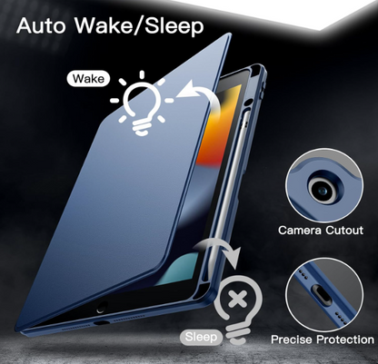 Preklopna torbica "Rotating " za tablični računalnik Apple iPad 9/8/7 10.2" – JETech