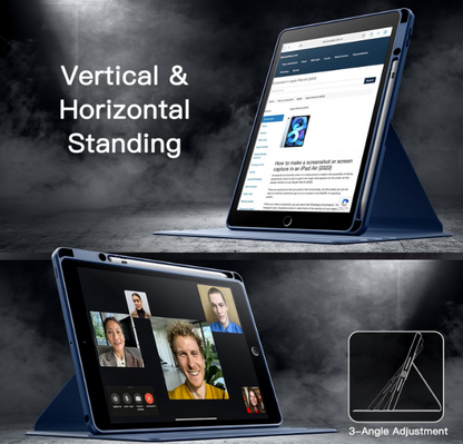 Preklopna torbica "Rotating " za tablični računalnik Apple iPad 9/8/7 10.2" – JETech