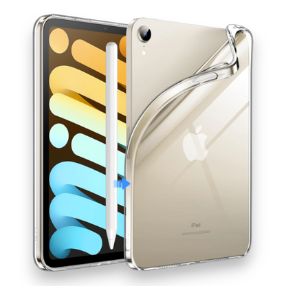 Silikonski ovitek "Slim Shockproof" za tablični računalnik Apple iPad Mini 6 – JETech – Prozorna / TPU silikon