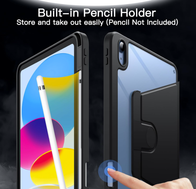 Preklopna torbica "Rotating " za tablični računalnik Apple iPad 10 10.9" 2022/iPad 11. generacije (2025, A16, 11”) – JET