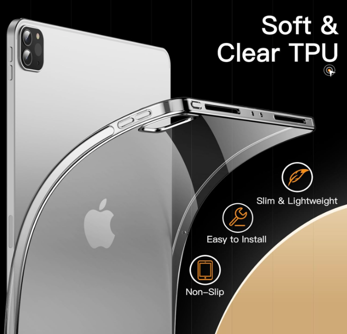 Silikonski ovitek "Slim Shockproof" za tablični računalnik Apple iPad Pro 11" (2022/2021/2020 Model, 4th/3rd/2nd gen.) –