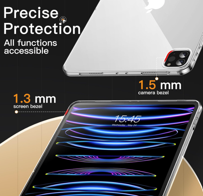 Silikonski ovitek "Slim Shockproof" za tablični računalnik Apple iPad Pro 11" (2022/2021/2020 Model, 4th/3rd/2nd gen.) –