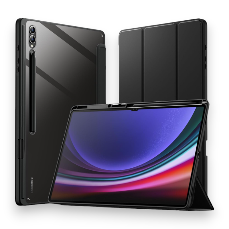 Preklopna torbica "Shockproof" za tablični računalnik Samsung Galaxy Tab S9 Ultra 14.6" z držalom za pisalo – JETech – Č