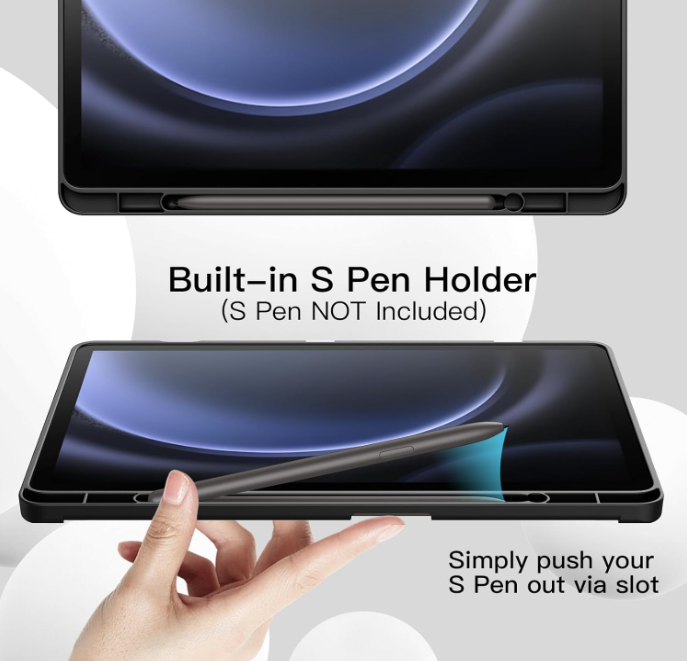 Preklopna torbica "Fold" za tablični računalnik Samsung Galaxy Tab S9 Fe 10.9" – JETech