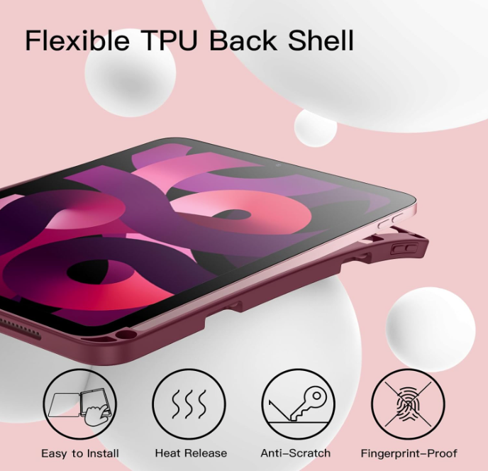 Preklopna torbica "Fold" za tablični računalnik Apple iPad Air 6/5/4 10.9" (2024/2022/2020) – JETech