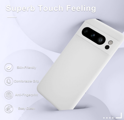 Komplet silikonski ovitek + 2x zaščitno steklo za Google Pixel 8 Pro – Yenapoon