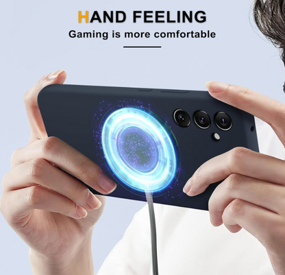 Komplet silikonski ovitek + 2x zaščitno steklo za Samsung Galaxy A34 5G – Yenapoon