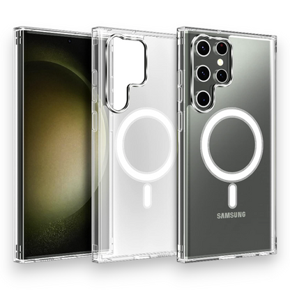 Ovitek za telefon "Clear MagSafe" Samsung Galaxy S23 Ultra – Infostyle – Prozorna / PC + TPU silikon