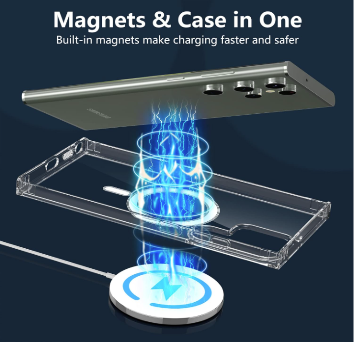 Ovitek za telefon "Clear MagSafe" Samsung Galaxy S23 Ultra – Infostyle