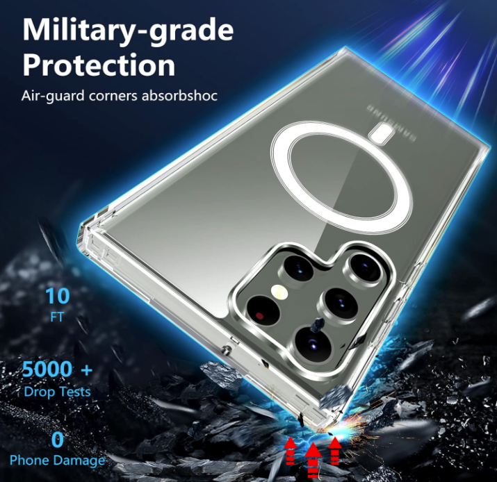 Ovitek za telefon "Clear MagSafe" Samsung Galaxy S23 Ultra – Infostyle