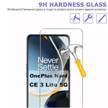 Komplet 2 zaščitnih stekel in 2 zaščitni stekli za kamero za OnePlus Nord CE 3 Lite – Infostyle