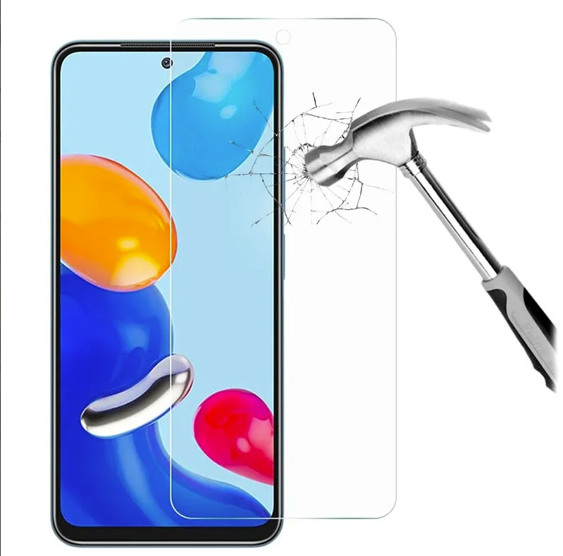 Komplet silikonski ovitek + 2 zaščitni stekli za Xiaomi Redmi Note 11/11s 4G – Infostyle – Temno modra / TPU silikon