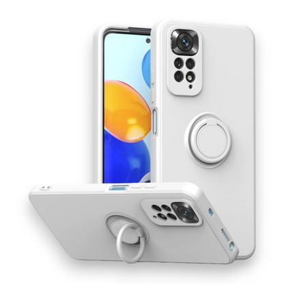 Komplet silikonski ovitek z ringom + 2 zaščitni stekli za Xiaomi Redmi Note 11/11s 4G – Infostyle