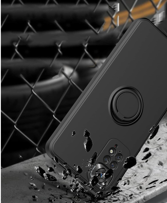 Komplet silikonski ovitek z ringom + 2 zaščitni stekli za Xiaomi Redmi Note 11/11s 4G – Infostyle