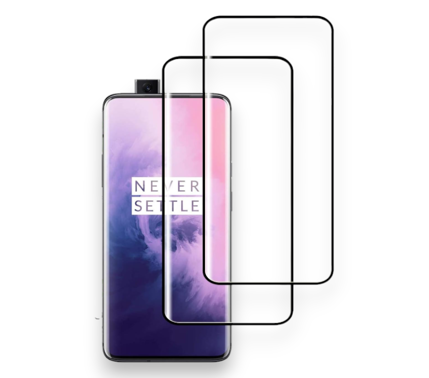 Zaščitno steklo "Black" za OnePlus 7 Pro/ 7T Pro (2 kosa) – Infostyle