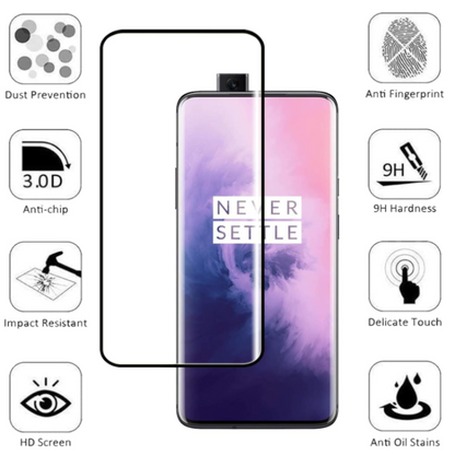 Zaščitno steklo "Black" za OnePlus 7 Pro/ 7T Pro (2 kosa) – Infostyle