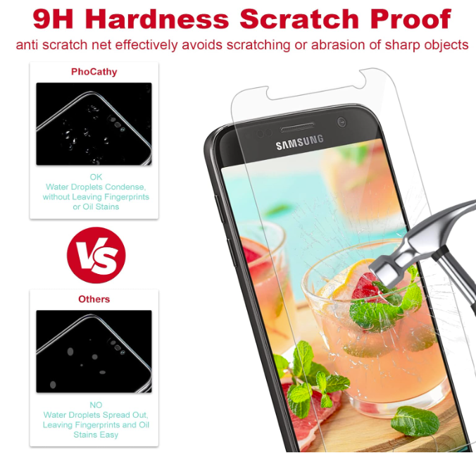 Zaščitno steklo za telefon Samsung Galaxy S7 (3 kosi) – Infostyle