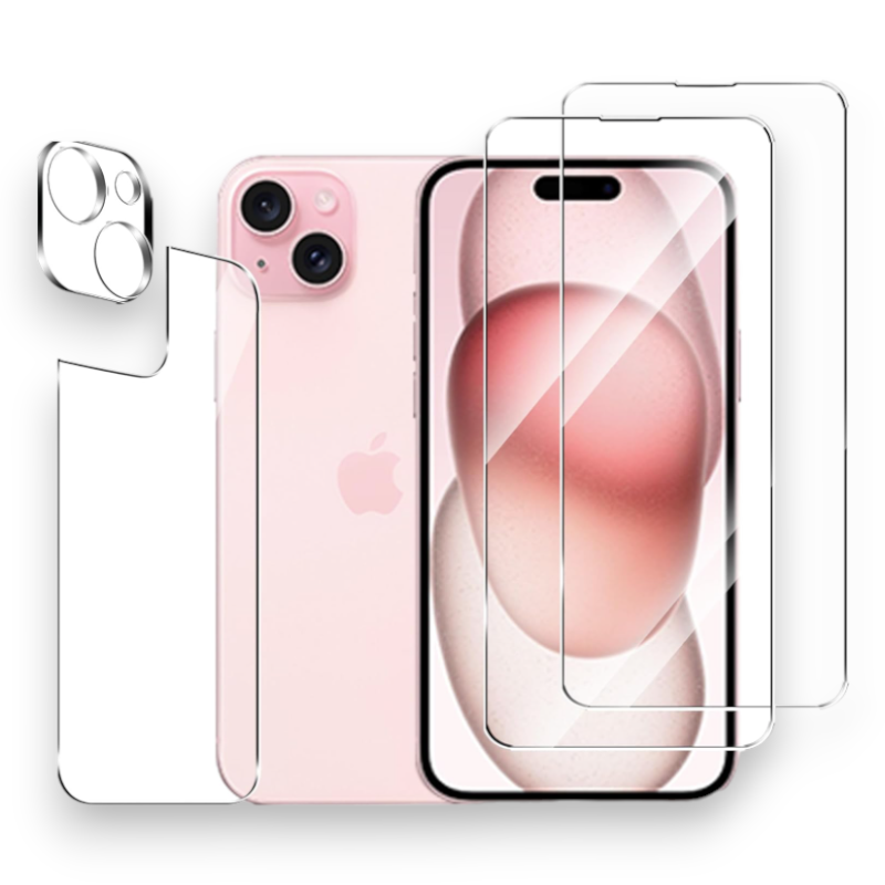 Zaščitno steklo "360°" za iPhone 15 – Infostyle