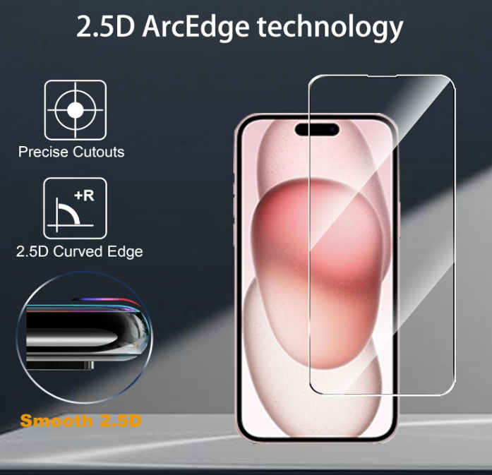Zaščitno steklo "360°" za iPhone 15 – Infostyle