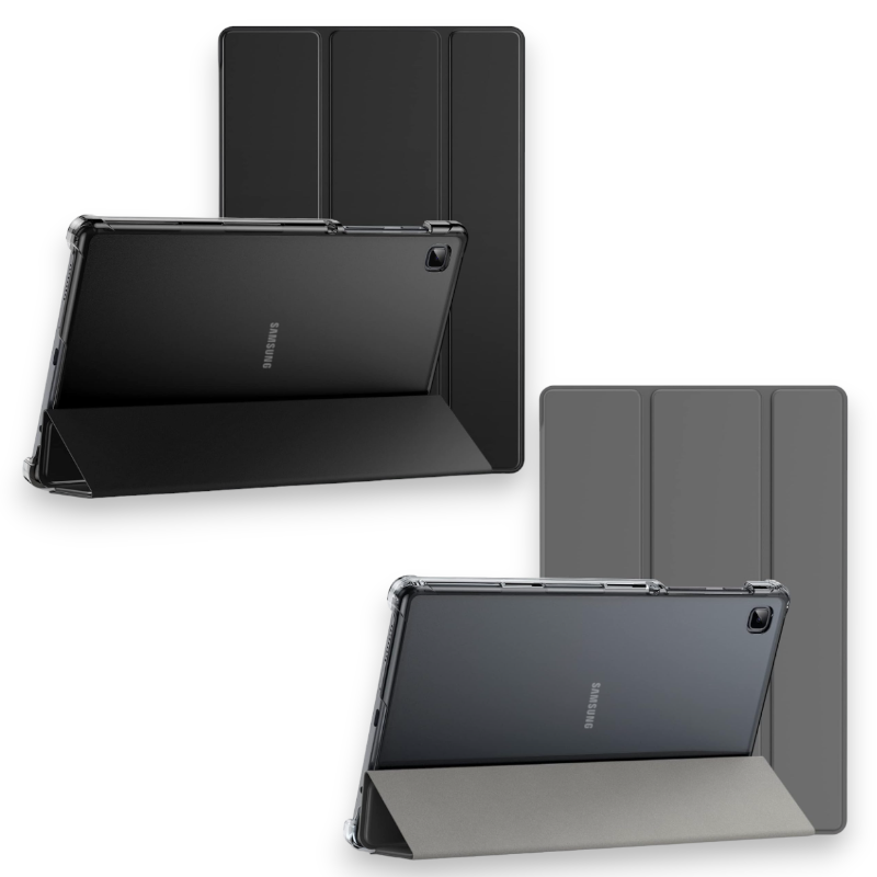 Preklopna torbica "Translucent" za tablični računalnik Samsung Galaxy Tab A7 Lite 8.7" 2021 – JETech – Siva / PC + mikro