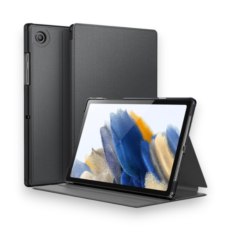 Preklopna torbica "Protective" za tablični računalnik Samsung Galaxy Tab A8 10.5" 2021 – JETech – Črna / Umetno usnje + 