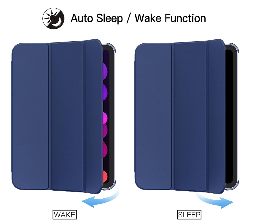 Preklopna torbica "Translucent" za tablični računalnik Apple iPad Mini 6 8.3" 2021 – JETech