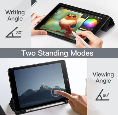 Preklopna torbica "Matte Transparent" za tablični računalnik Apple iPad 9/8/7 10.2" (2021/2020/2019) – JETech