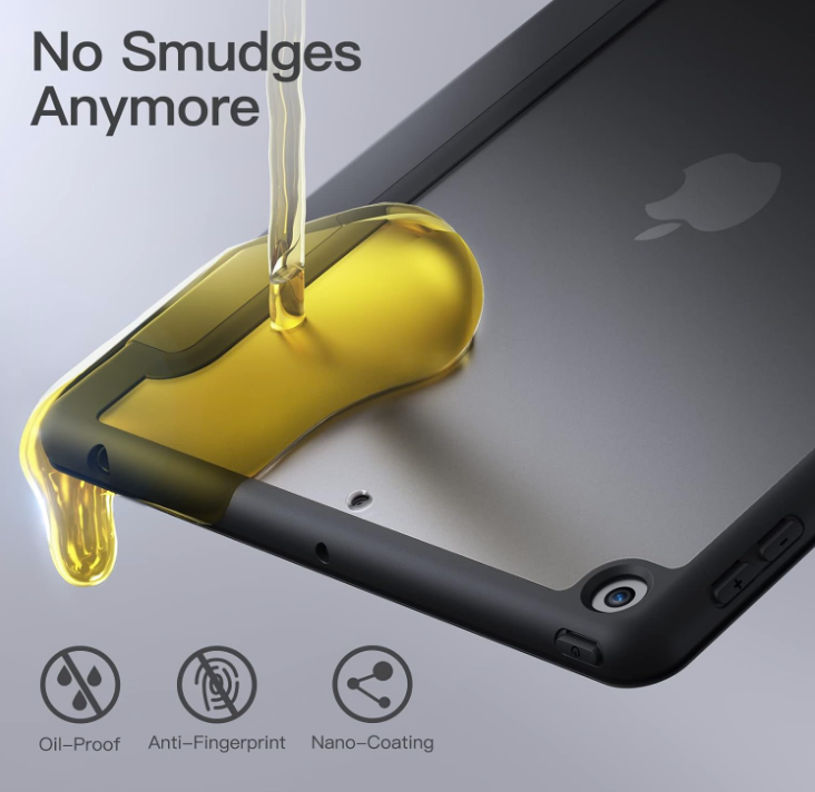 Preklopna torbica "Matte Transparent" za tablični računalnik Apple iPad 9/8/7 10.2" (2021/2020/2019) – JETech