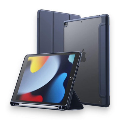 Preklopna torbica "Matte Transparent" za tablični računalnik Apple iPad 9/8/7 10.2" (2021/2020/2019) – JETech