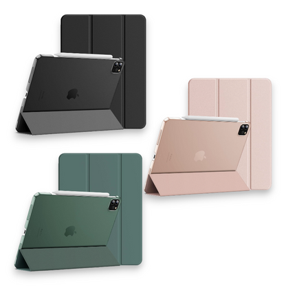 Preklopna torbica "Translucent" za tablični računalnik Apple iPad Pro 11" (2022/2021/2020/2018) – JETech – Svetlo roza /